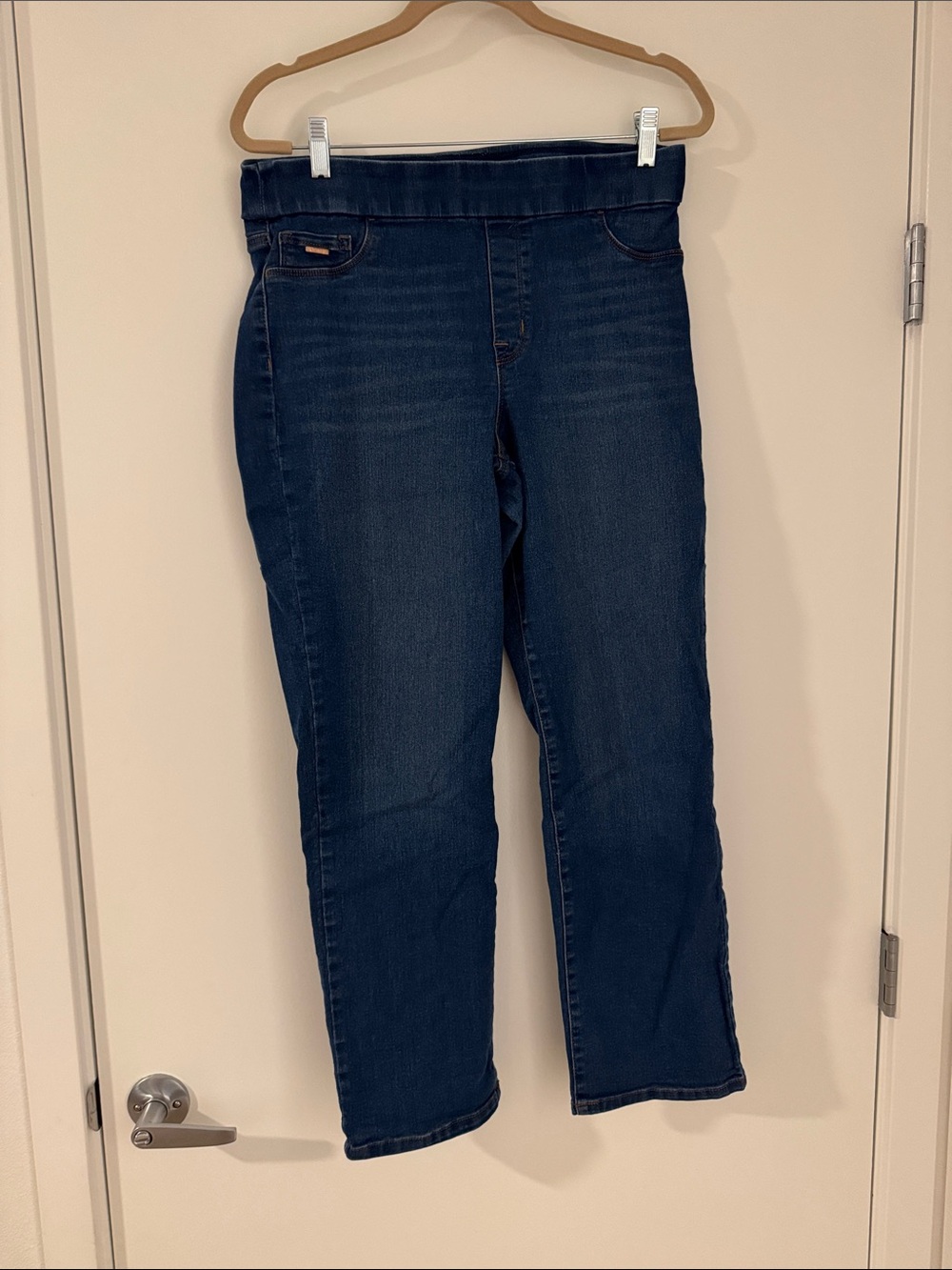 Nine West Dark Blue Cropped Stretch Jeans